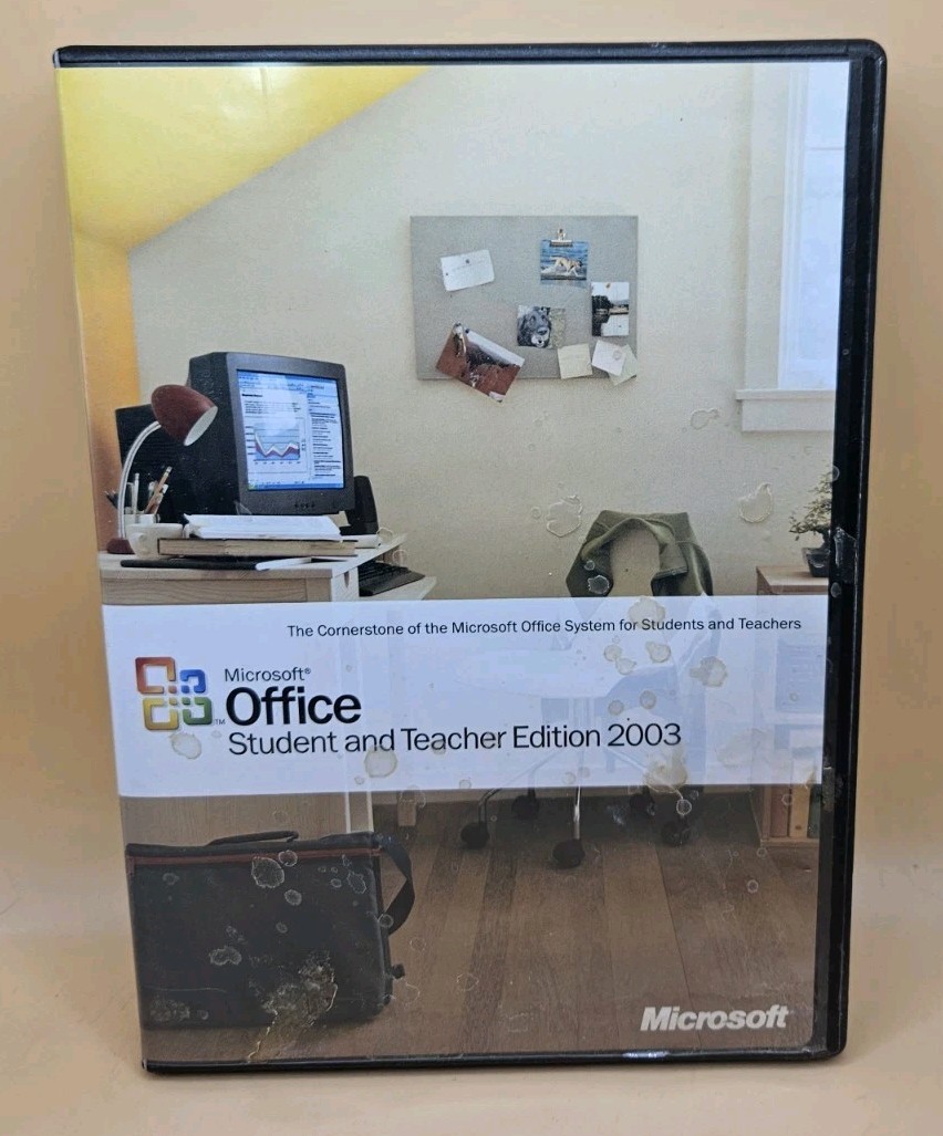 Microsoft Office 2003 Student and Teacher Full English DVD Version