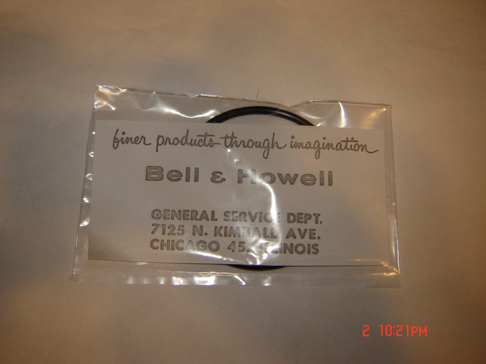 Bell & Howell, B & H SoundStar XJ, Sound Star Projector Belt, 1 Motor Drive Belt