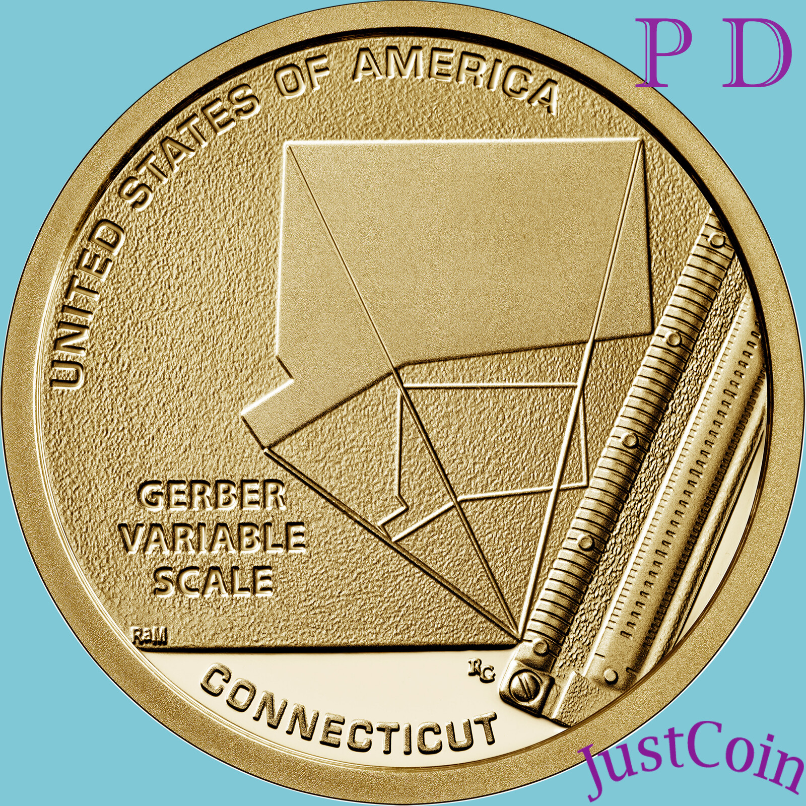2020 P&D SET AMERICAN INNOVATION CONNECTICUT (CT) TWO UNCIRCULATED DOLLARS SET