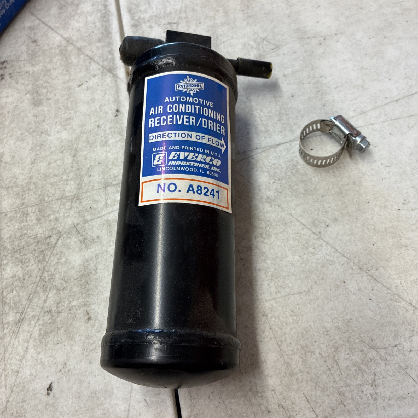 Everco A/C Receiver Drier Filter, A8241