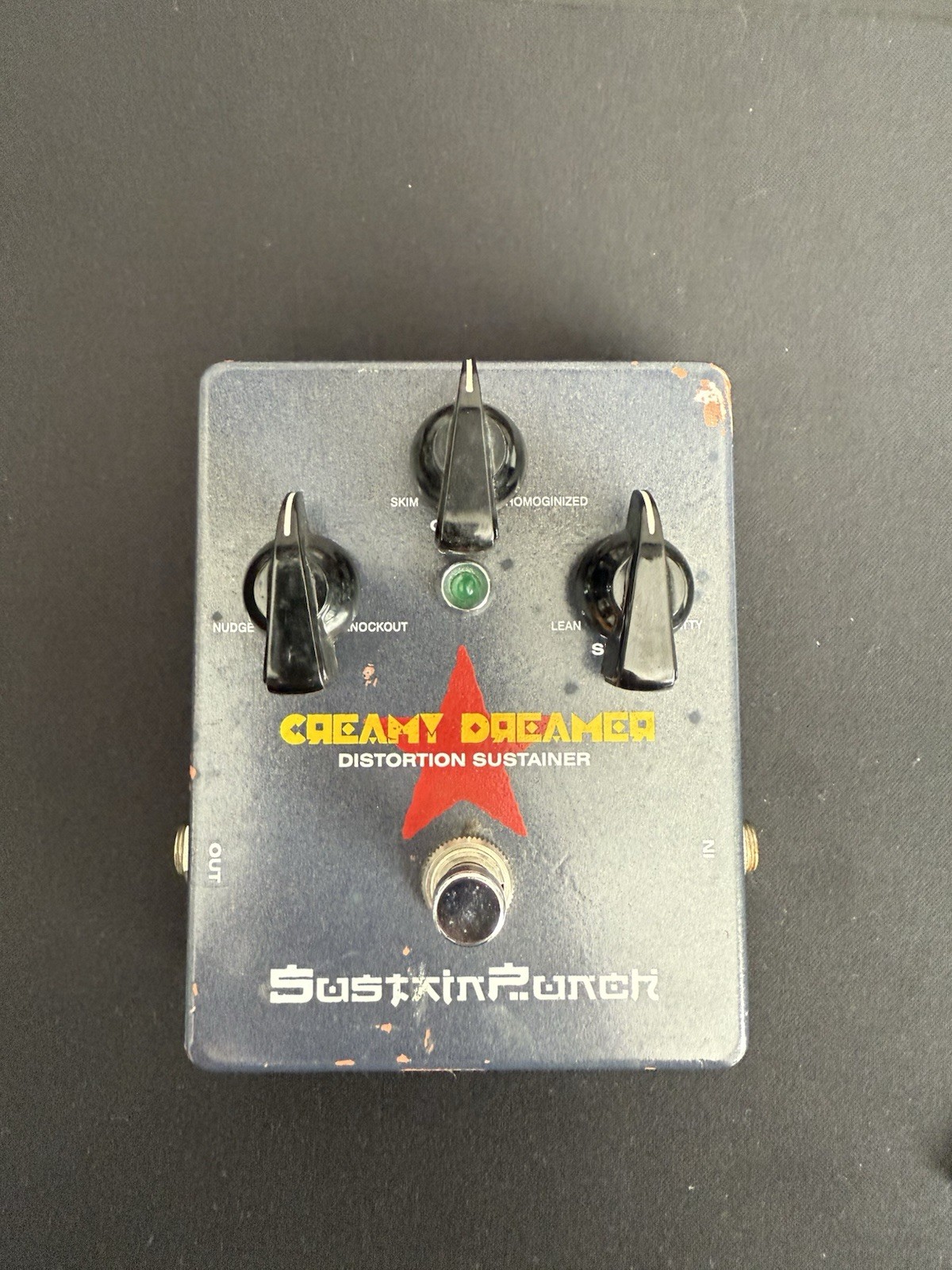 Sustain Punch Creamy Dreamer Guitar pedal, Vintage & Rare Boutique Distortion