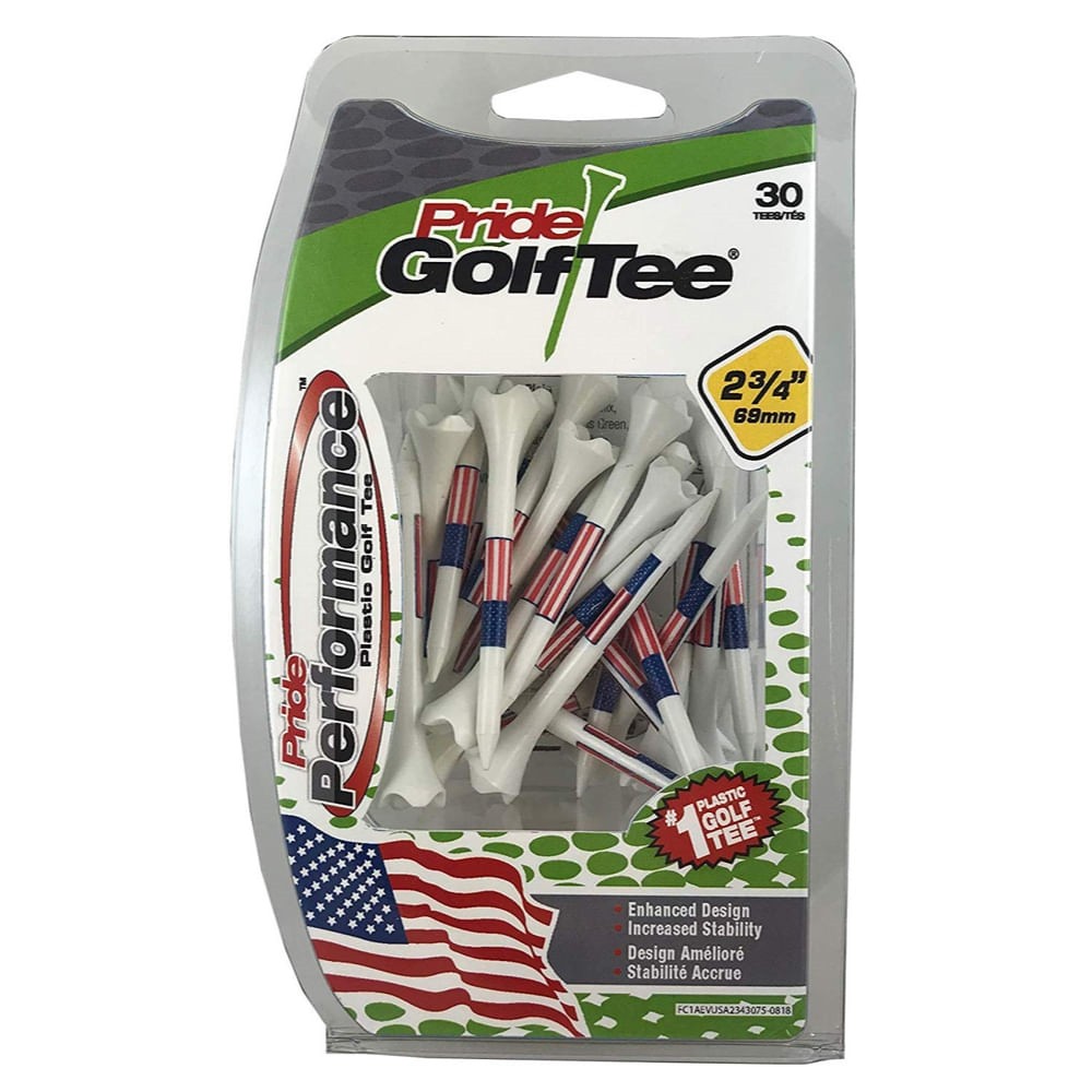 Pride Golf Evolution American Flag Golf Tees New