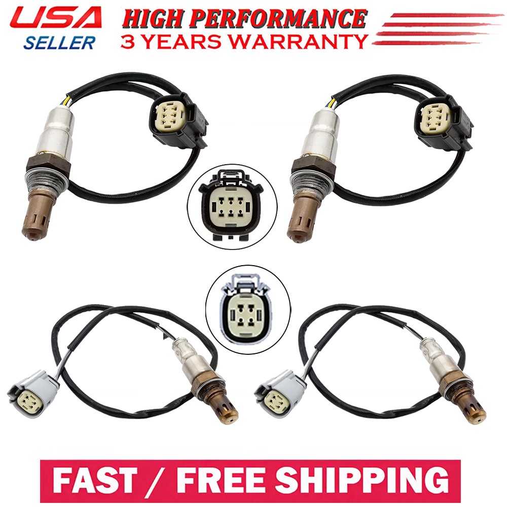 4pcs Up&Down 02 Oxygen Sensor For Ford Taurus Flex Explorer & Lincoln MKT MKX US