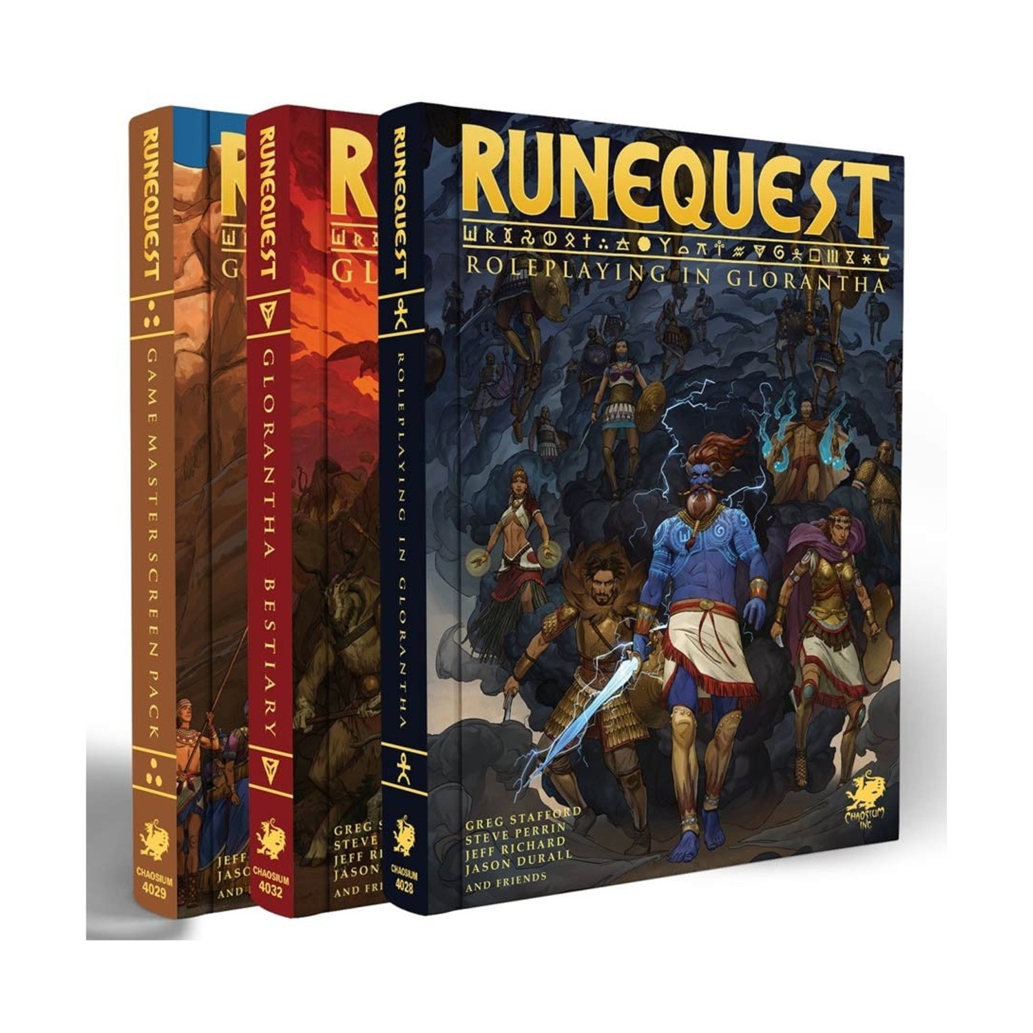 Chaosium RPG Roleplaying in Glorantha - Slipcase Set (4th Ed) VG+/NM