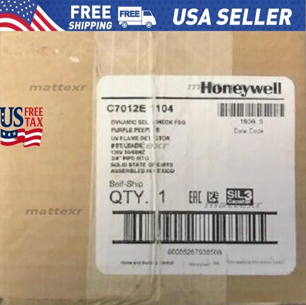 Honeywell C7012E1104 Honeywell Burner Detector Fast Shipping C7012E1104 New