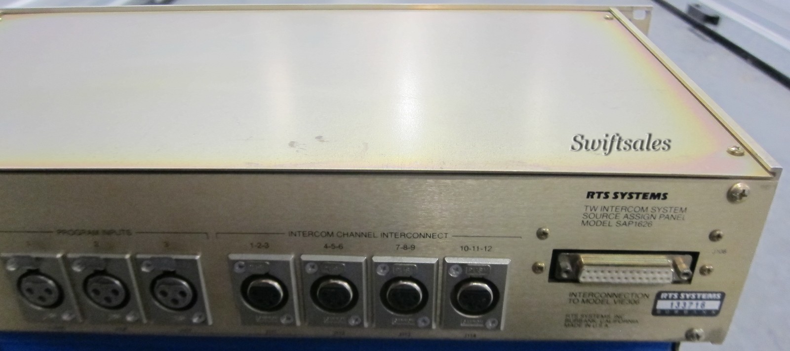 RTS Systems / Telex - SAP-1626 Source Assign Panel - Cleaned & Working - #5