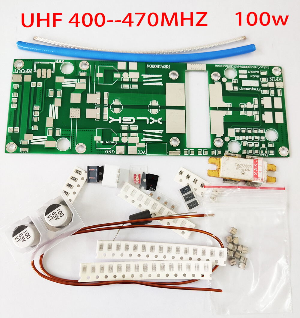 100W UHF 400--470MHZ MRF9120 Power Amplifier Board for Amateur Radio DIY Kit
