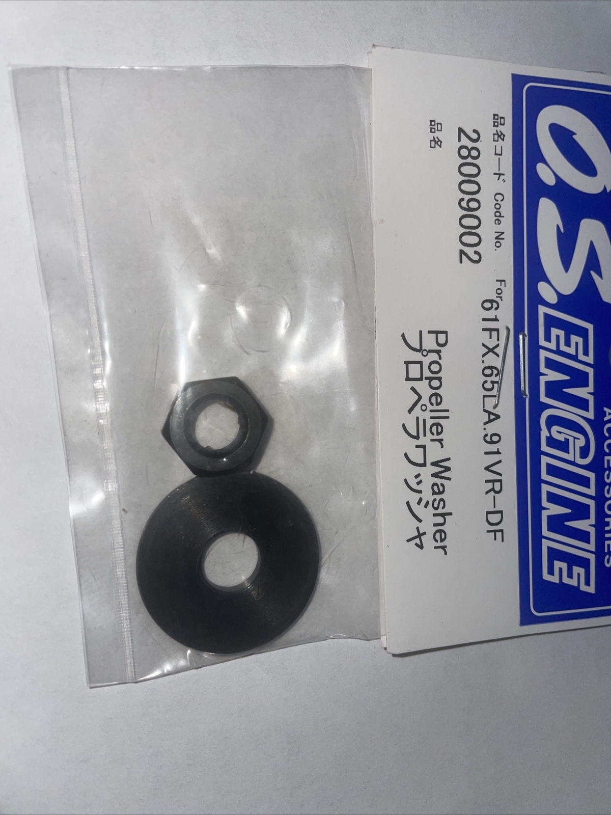 OS..61-91  2 STROKE ROP NUT AND WASHER NIP
