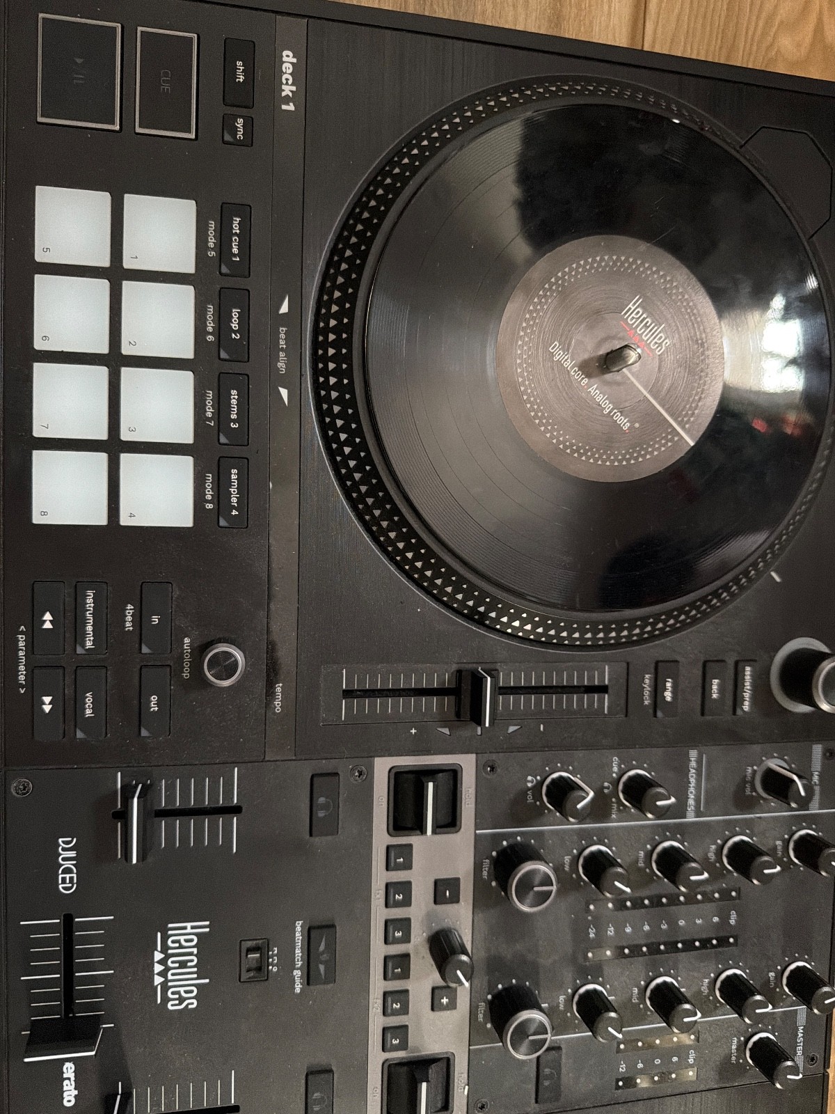 Hercules DJControl Inpulse T7 2-Deck Motorized DJ Controller with Serato Lite