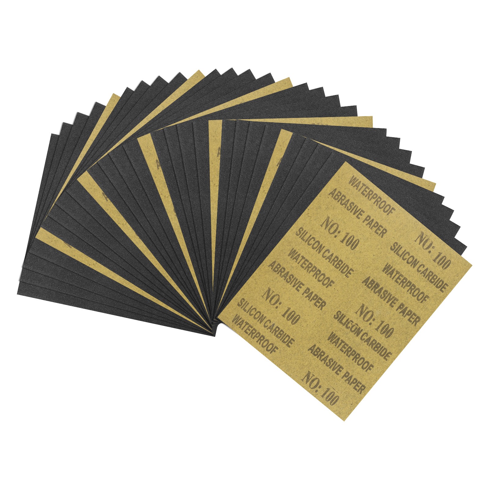 30pcs Sand Papers - [9 x 11 Inch x 100 Grits] Sandpaper Sheets