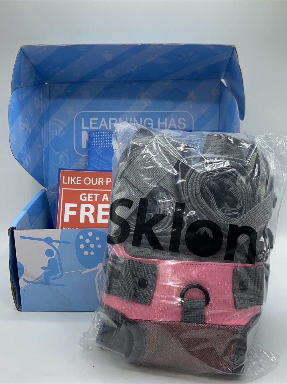 Sklon Kids Ski Training Harness Pink Beginner Ski Learning System New Open  (CT)