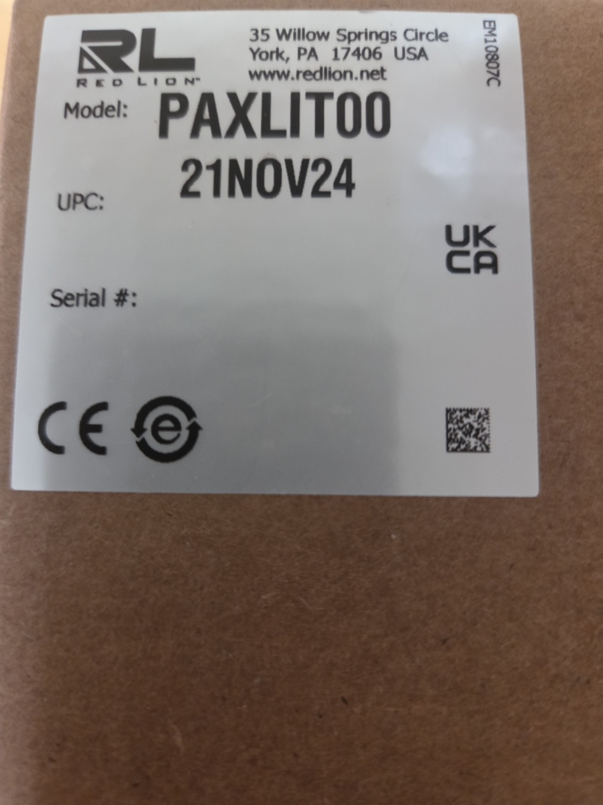 RED LION CONTROLS PAXLIT00 (BRAND NEW)