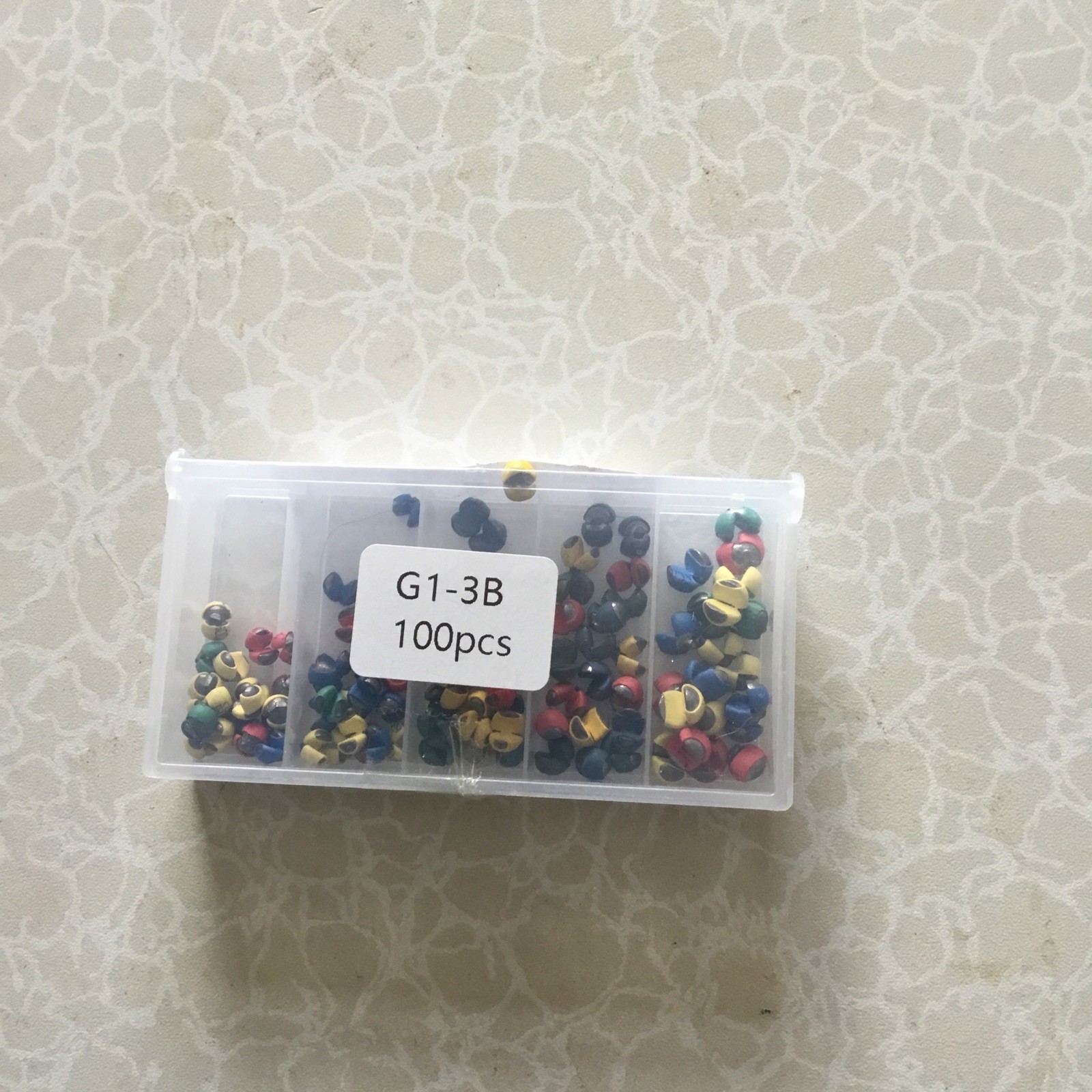 Fishing Lead Split Shot  100 Peices Of Mixed Split Shot G1 - 3B Reusable