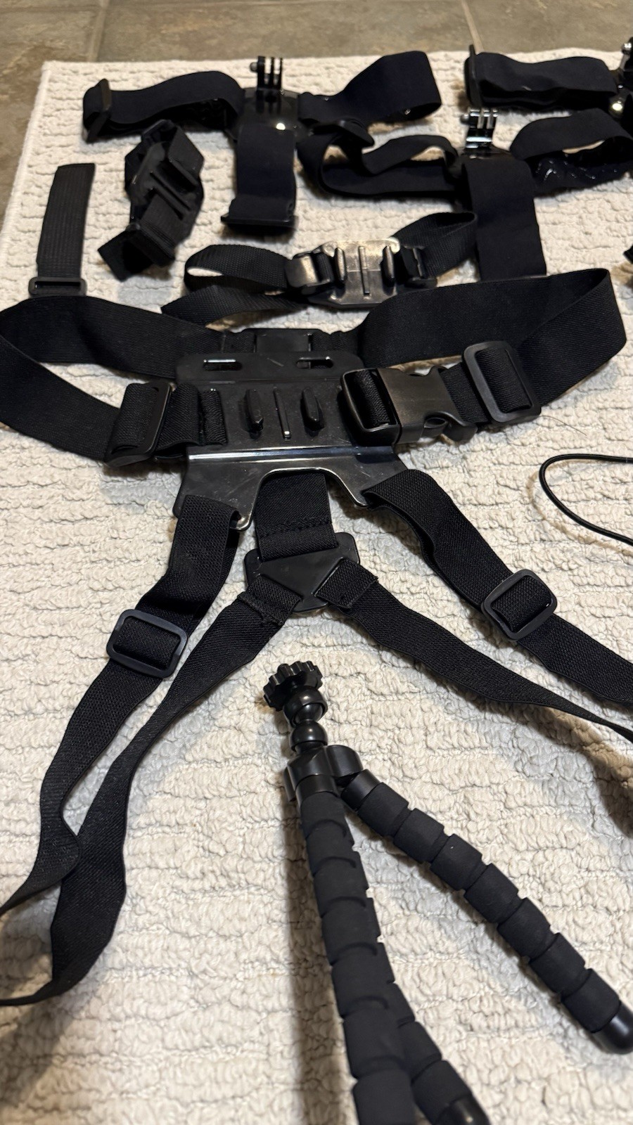 GoPro Accessory Bundle with Mounts, Straps, Floating Handle, Case, Tripod