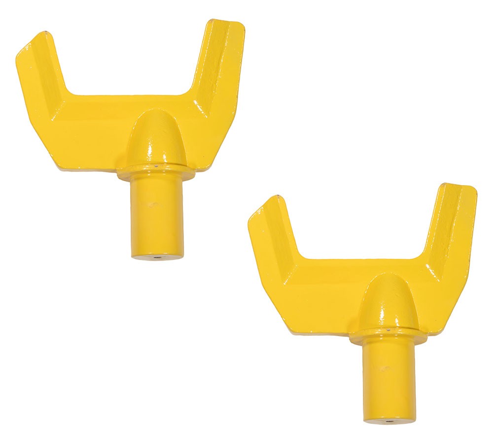 2PK 4.5"Wide Opening Short Tapered Towing Axle Fork for Heavy-duty Towing Trucks
