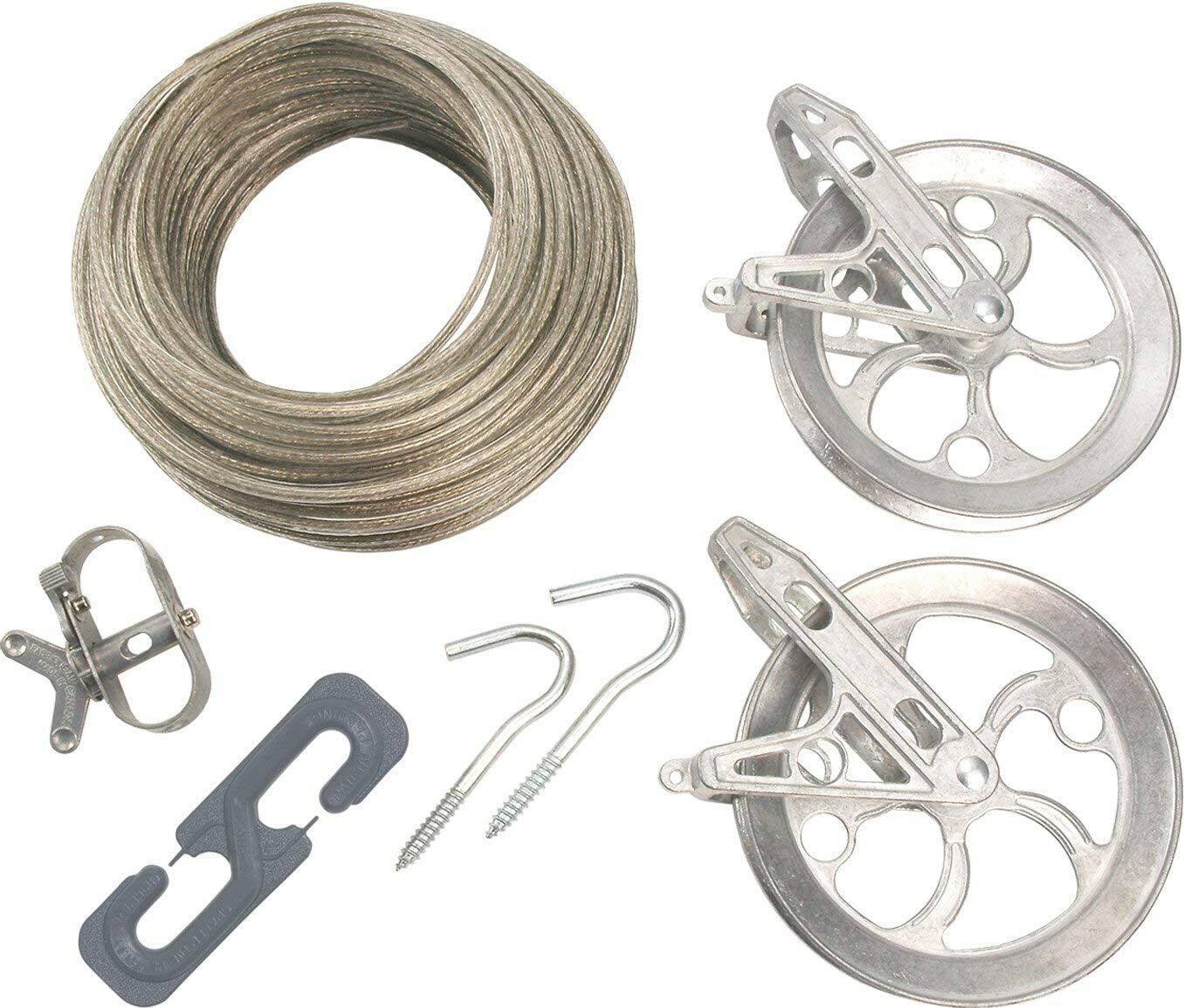 Clothesline Kit Clothes Line For Laundry Outdoor Drying With Pulley