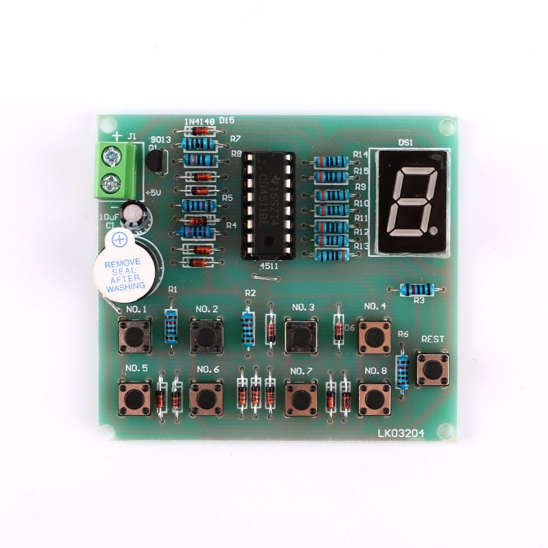 8 Channel SOLDERED Electronic Kit Digital Responder for Soldering KIT