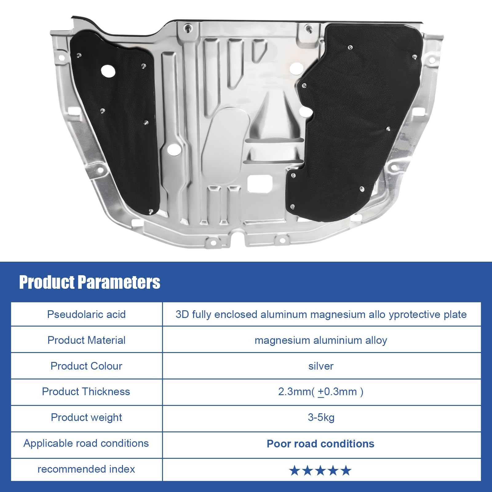 Engine Splash Shield Guard Compatible with Honda Civic 2016—2021, Engine Case...