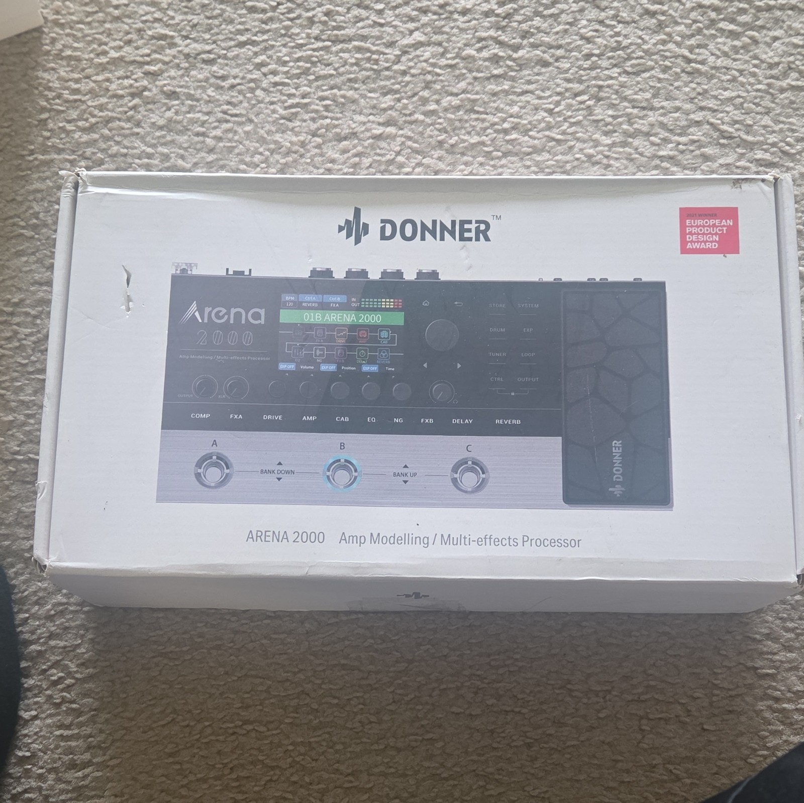 Donner Arena 2000 Digital Amp Modeling Multi-Effects Processor