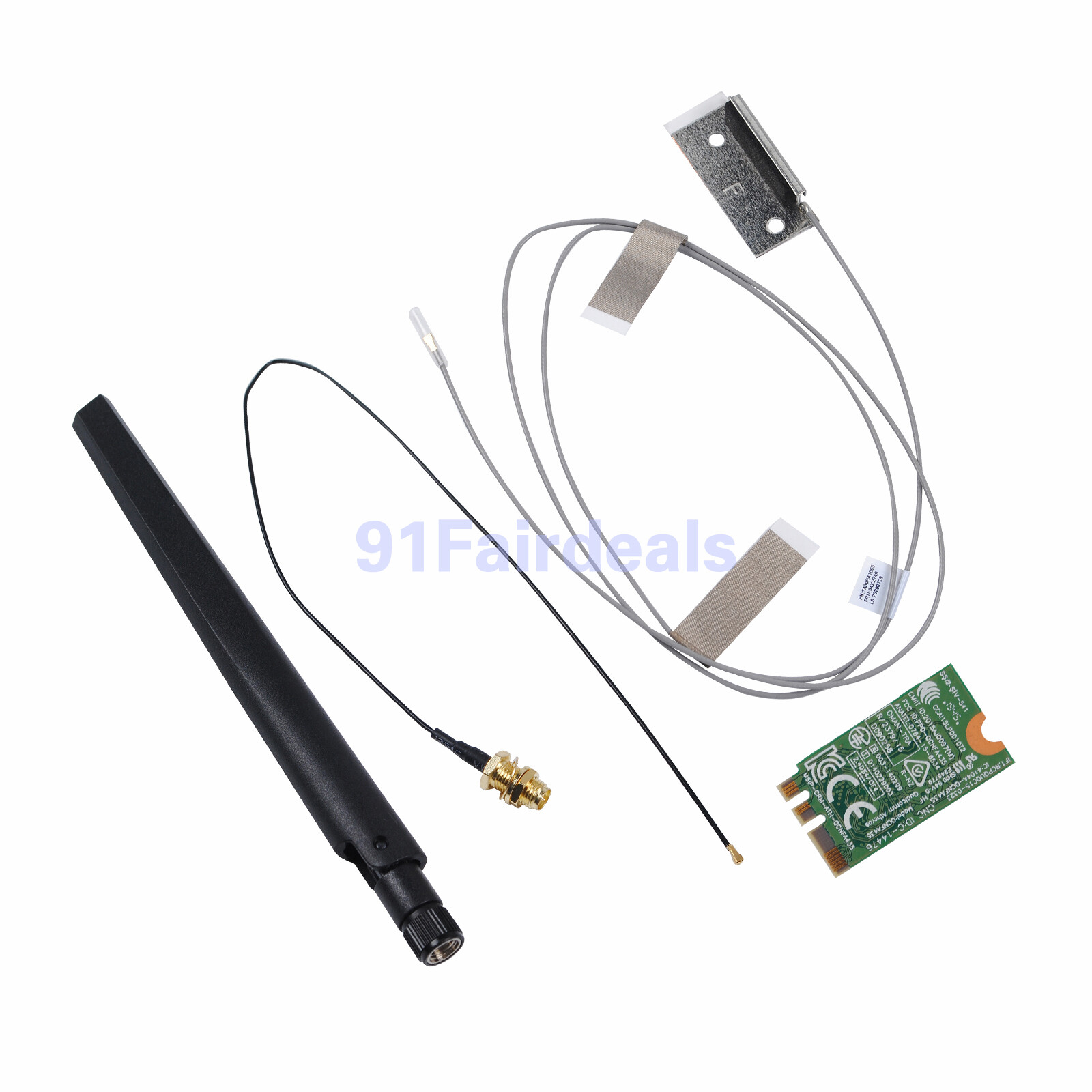 WiFi Antenna Cable +  DW1810 Card for DELL Optiplex 7050 3060M 3070M 7060 Mic US