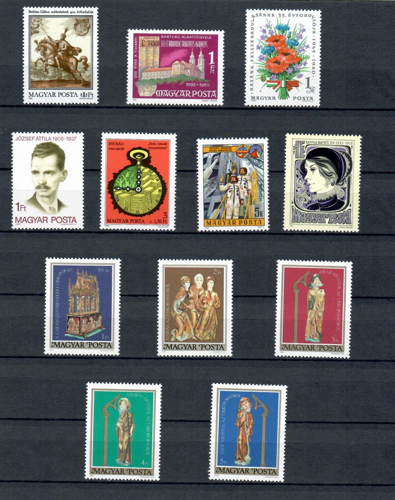 HUNGARY EUROPE SELECTION COMMEMORATIVES  MNH SET  & STAMPS  LOT (HUNG 205)