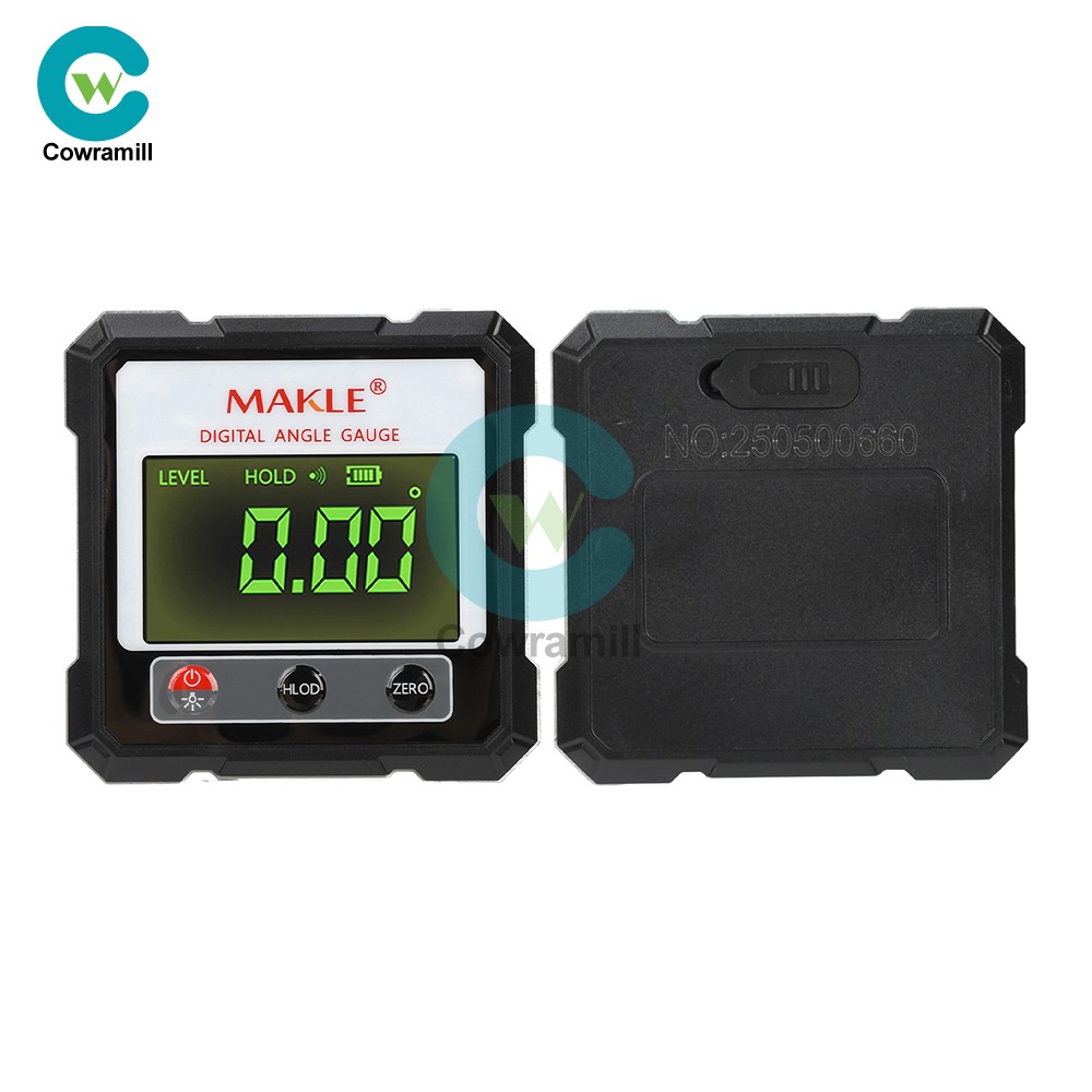 360° Magnetic Digital Level Angle Finder Protractor Inclinometer Rechargeable