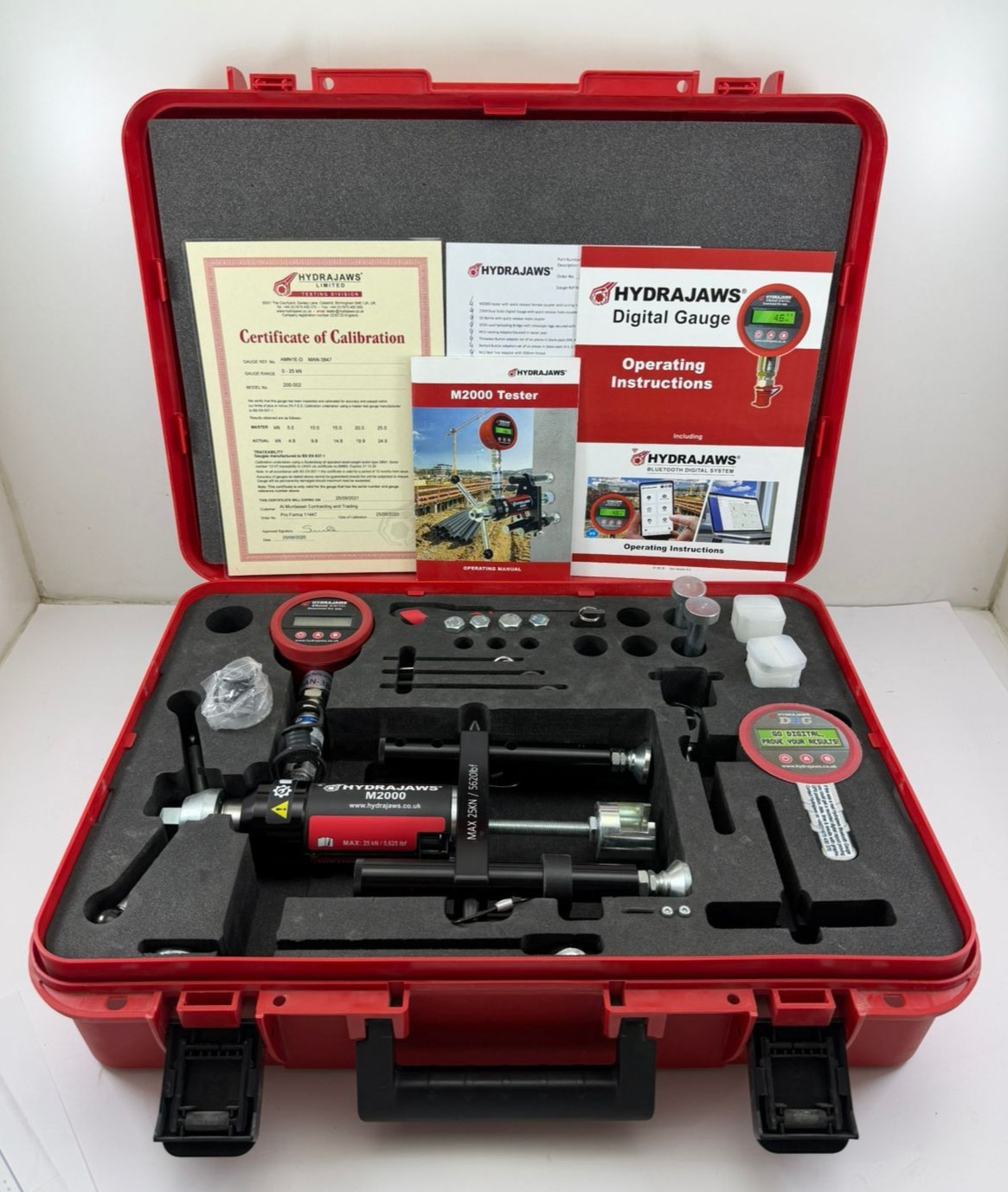HYDRAJAWS M2000 PRO TESTER KIT *NEW IN CASE*