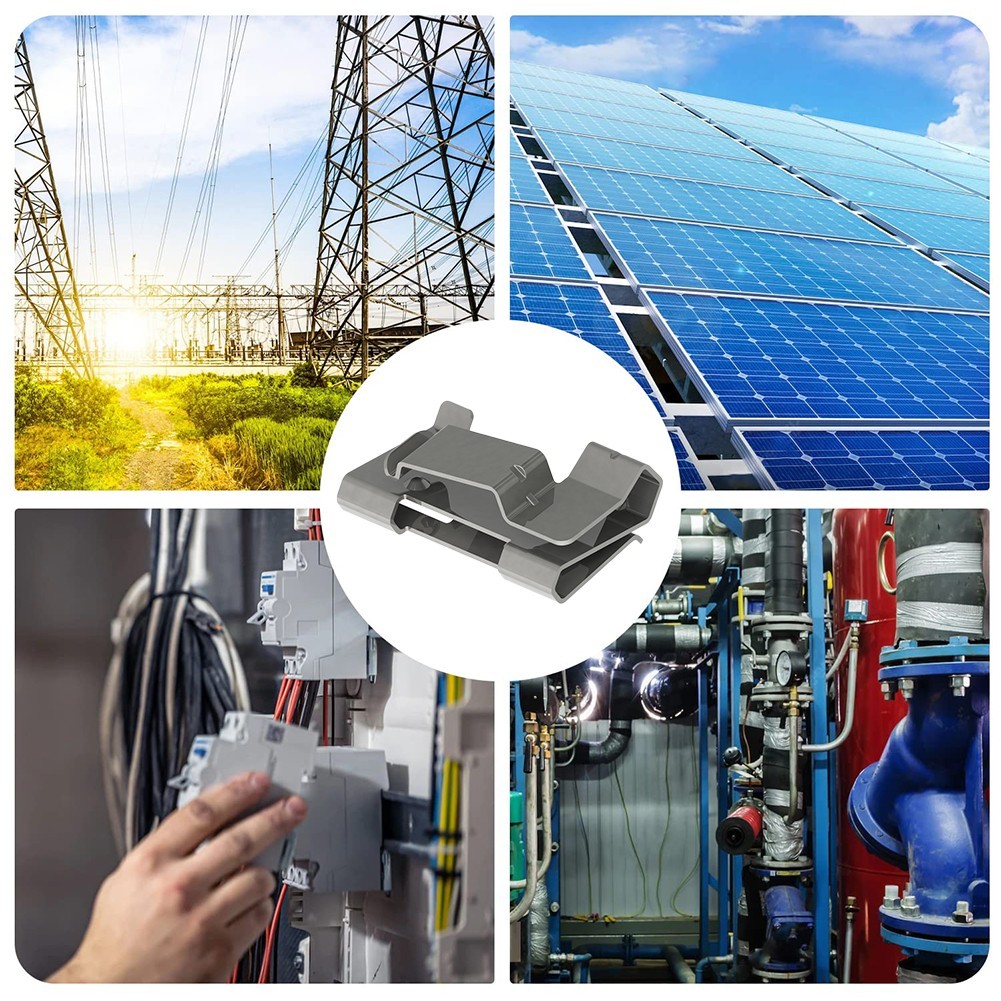 Solar PV Cable Clips 304 Stainless Steel with Tool Installation 2050 Pcs