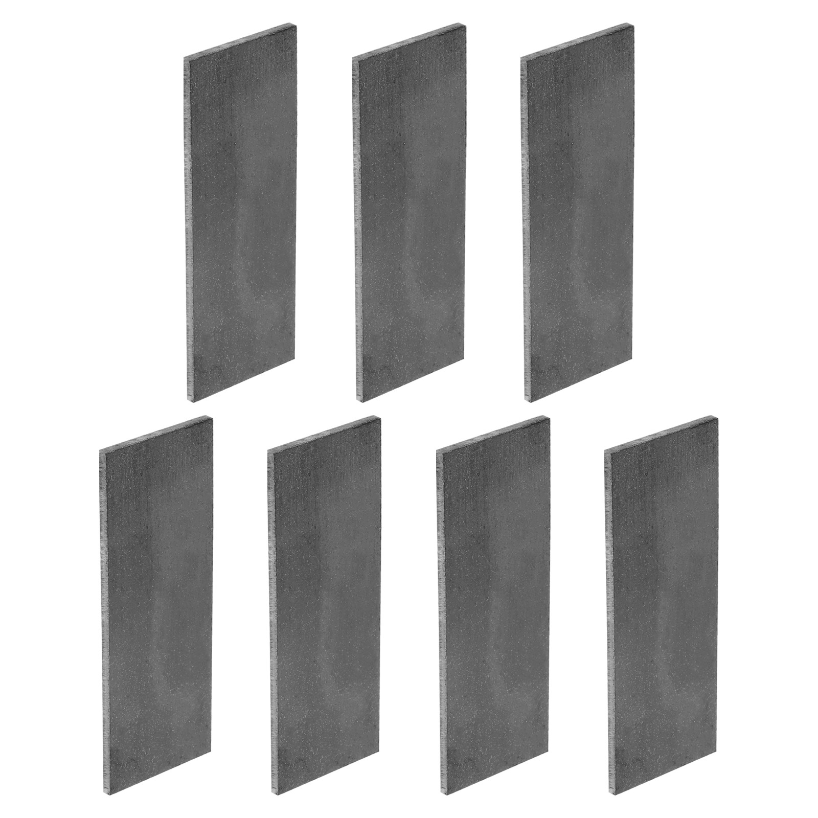 E52100 Steel for Knife Making Steel, 7 Pack 4" x 1-1/2" x 1/8" Steel Flat Bar