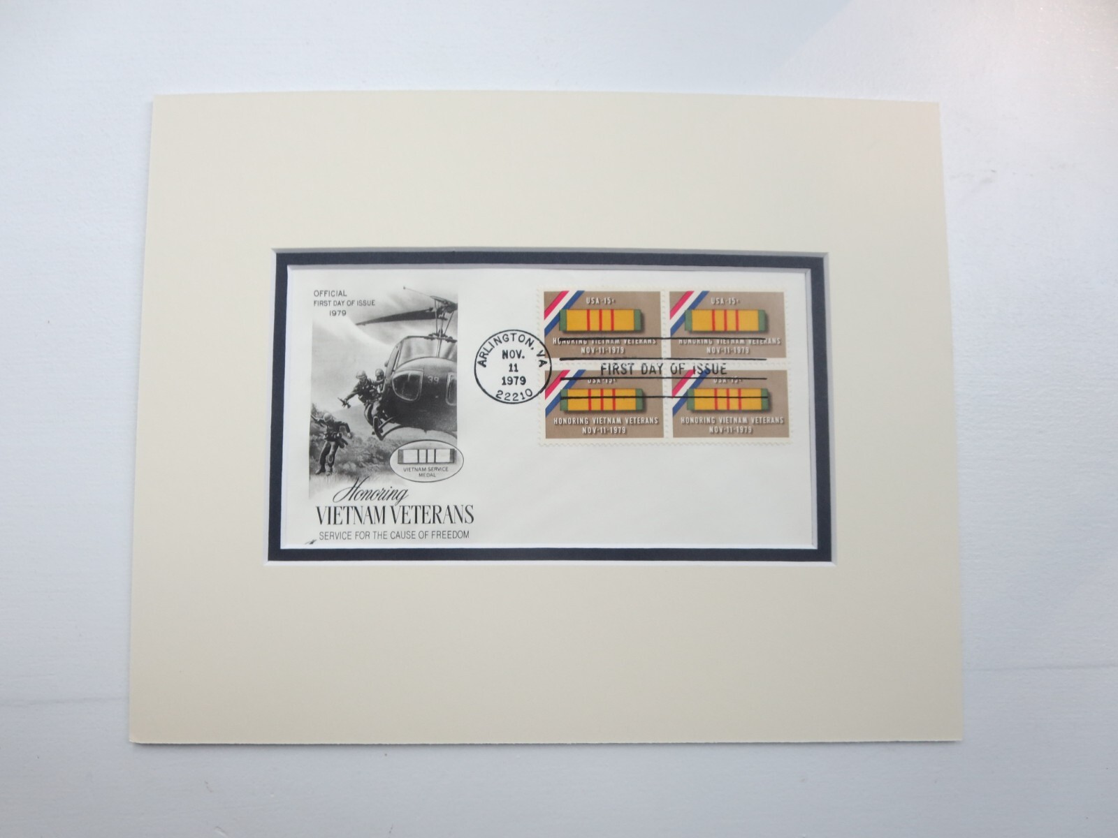 Honoring Vietnam War Veterans & First Day Cover of the Vietnam War Veteran stamp