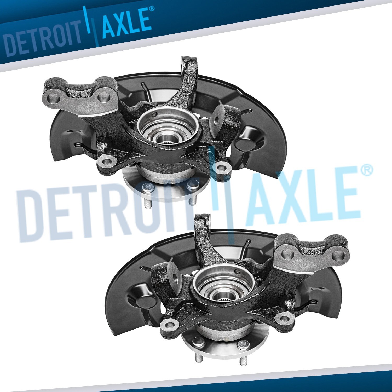 Front Steering Knuckles Wheel Hub Bearings for 2013 2014 2015 2016 Toyota Avalon