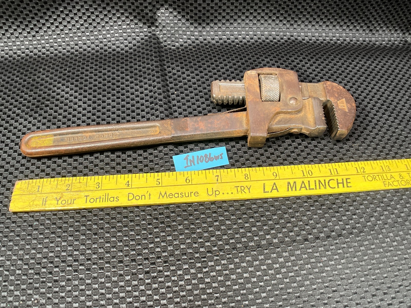 Vintage TRIMONT Pipe Wrench 14" - TRIMONT MFG CO ROXBURY MASS USA 14"  IN1086WJ