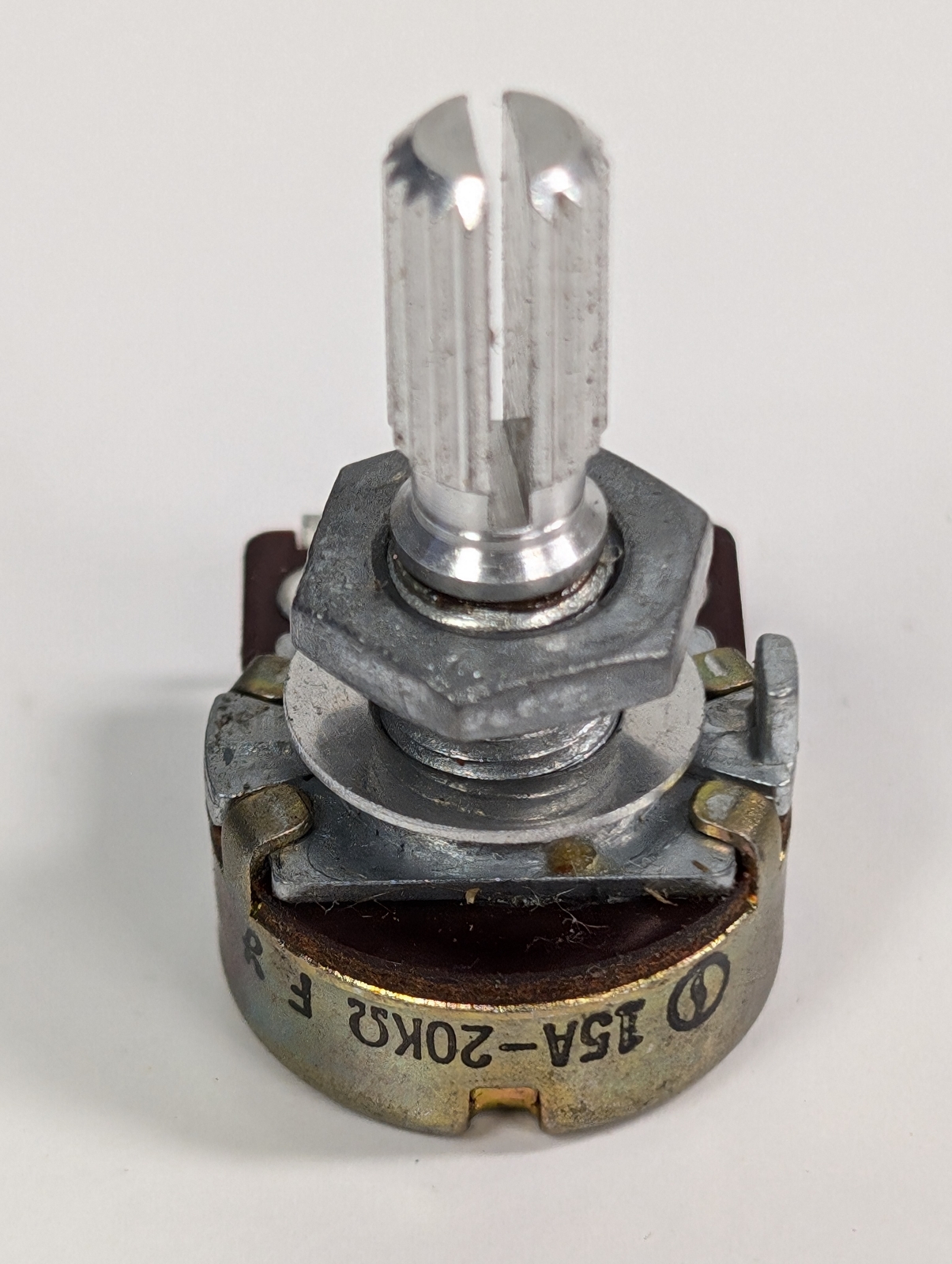 20K OHM MINIATURE AUDIO TAPER POTENTIOMETER