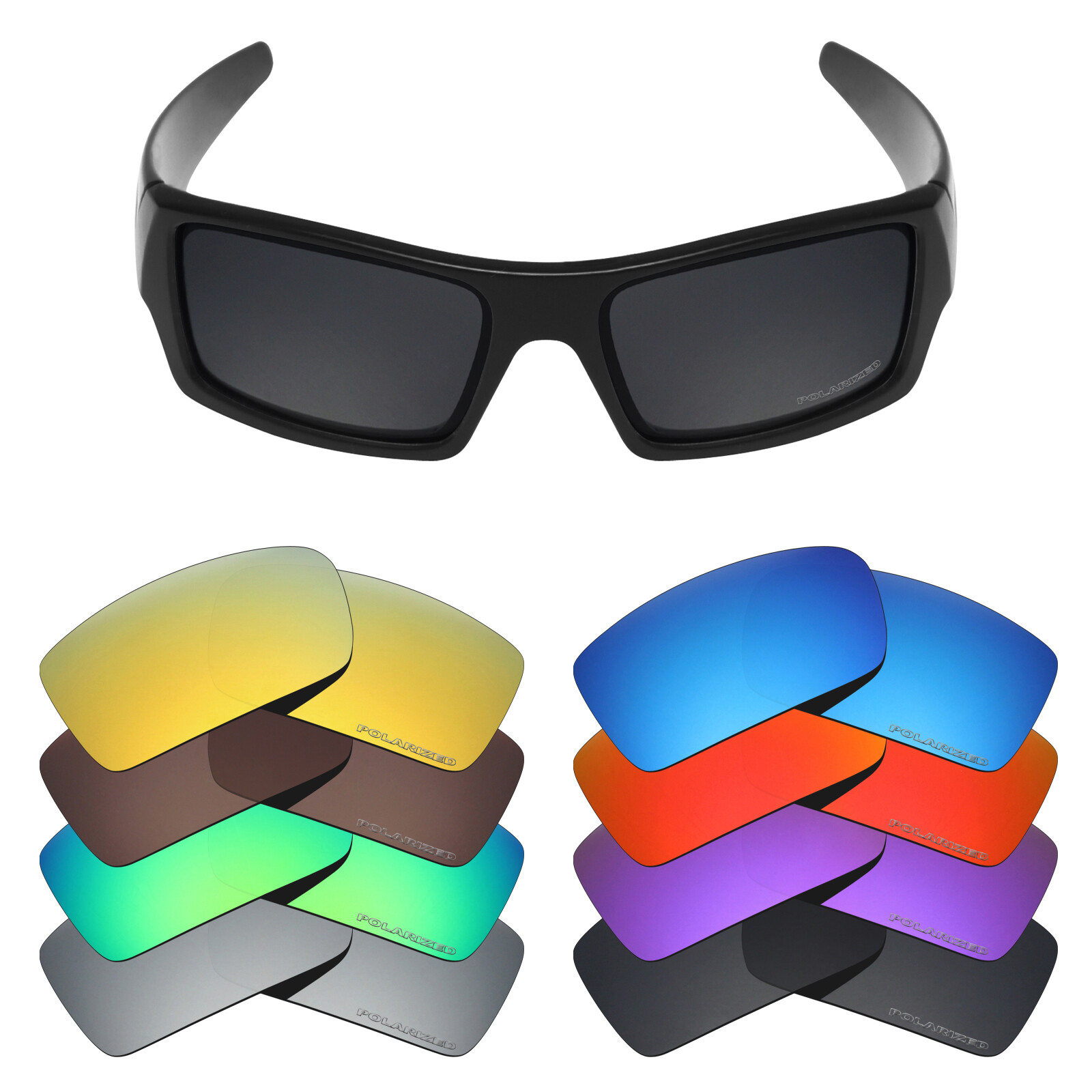 hdhut Anti-Scratch Polarized Replacement Lenses for Spy Optic Hailwood Frame