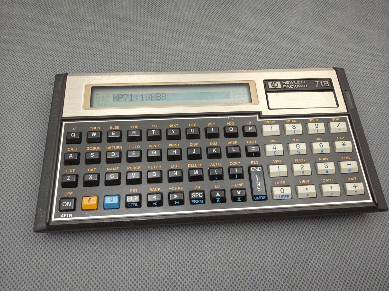 HP 71B Hewlett Packard Calculator HP-71B, Good Condition