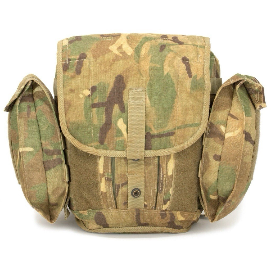 British Army Multi-Cam Gas Mask Bag Field Pack | Issued For GSR Gas Mask.