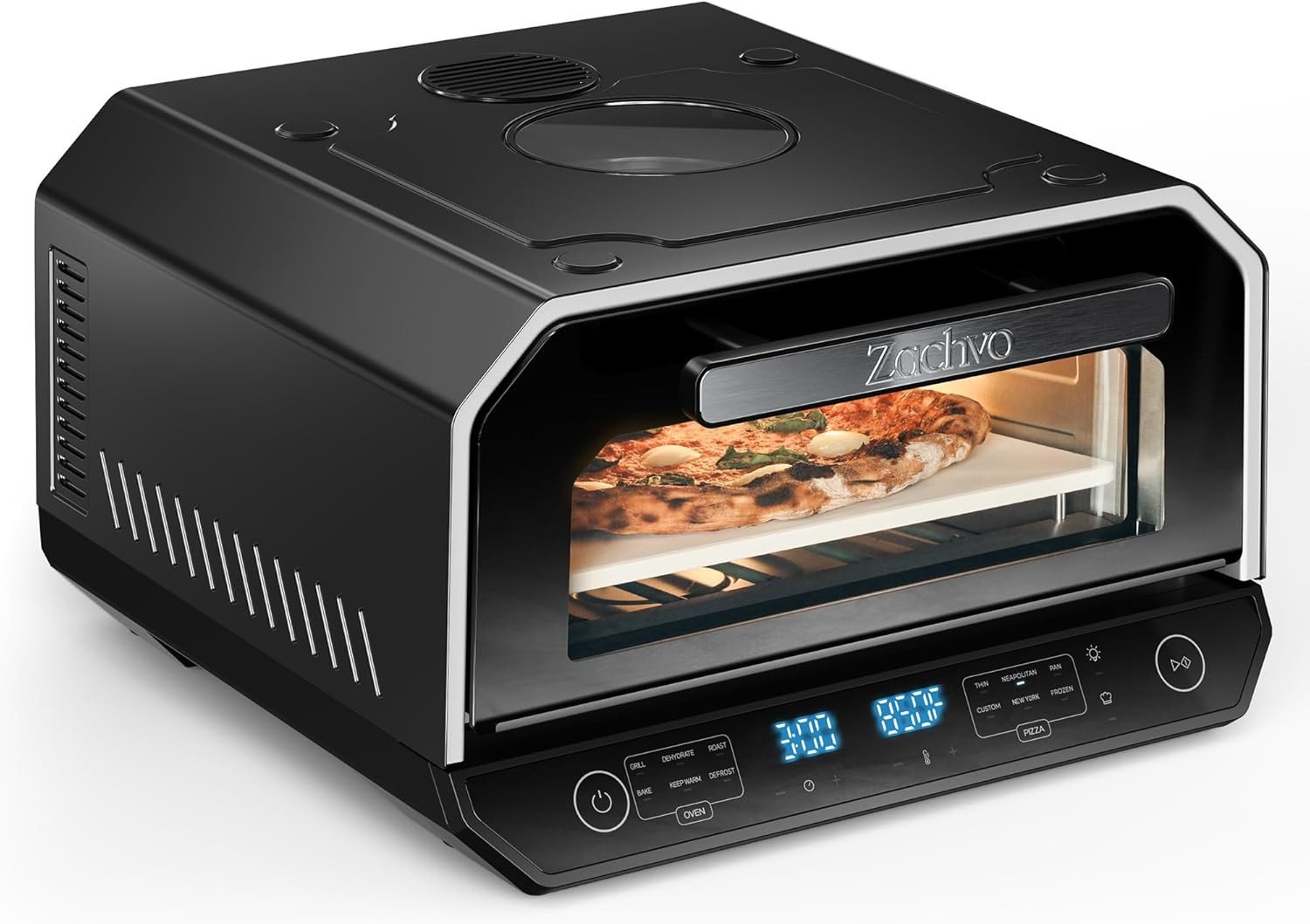 Indoor Pizza Oven, 12 Inch Pizza in 90 Seconds, Heats up to 850°F Pizza Maker, 1