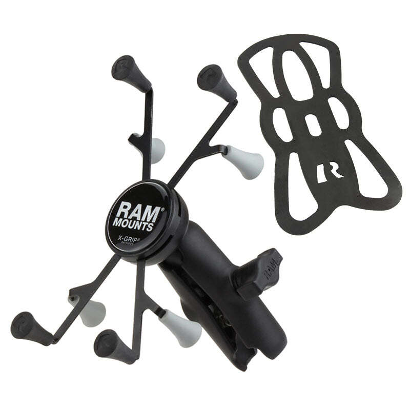 RAM-HOL-UN8B-201U RAM X-Grip Holder for 7"-8" Tablets with Double Socket Arm