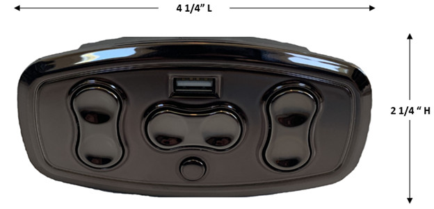 Mulin Electric Switch -MLSK63-A2 Right (R) 7 Button Power Recliner Switch + USB