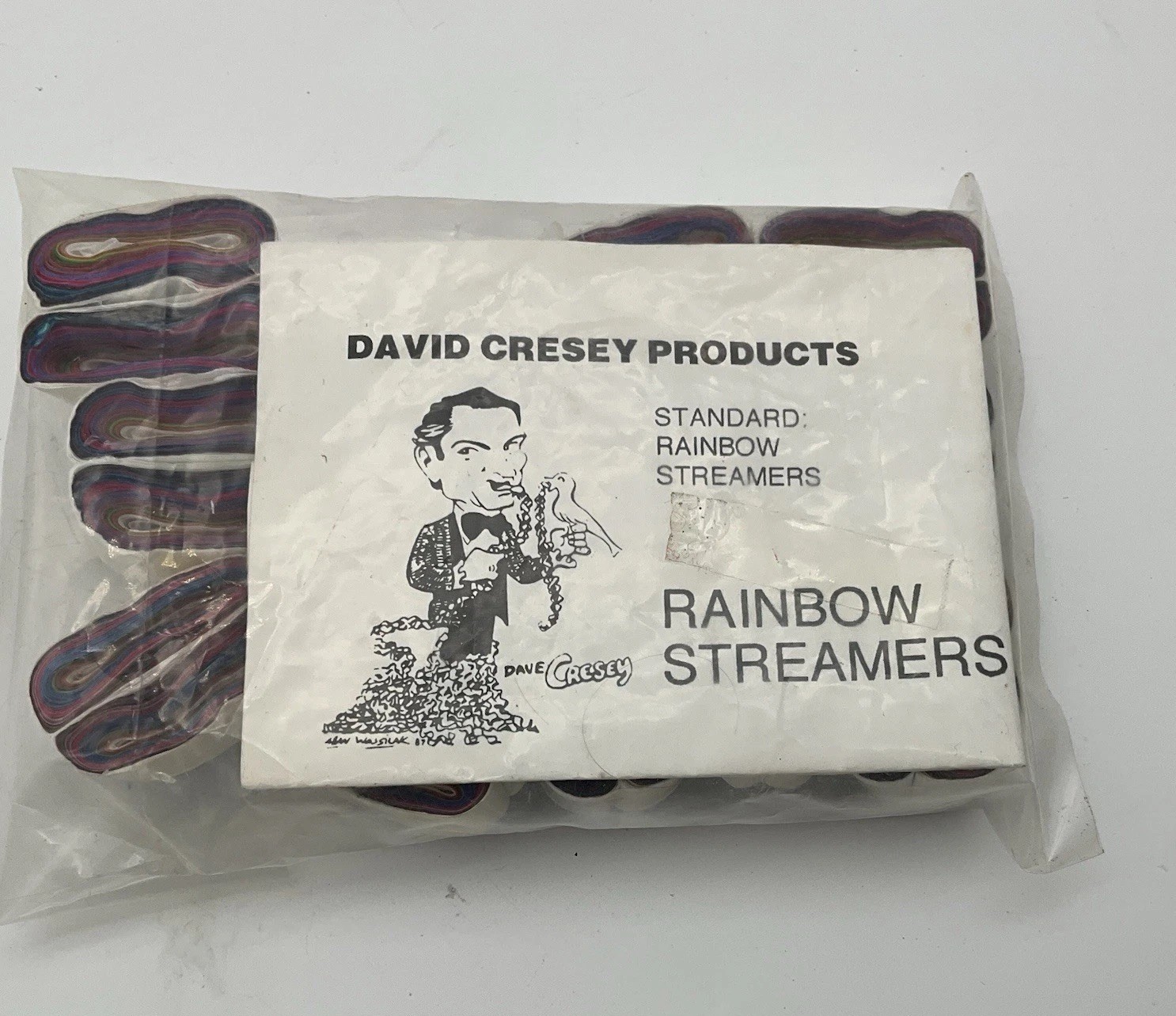David Creasy Rainbow Streamers 13 Mouth Coils Multi-color Stage Magic Tricks