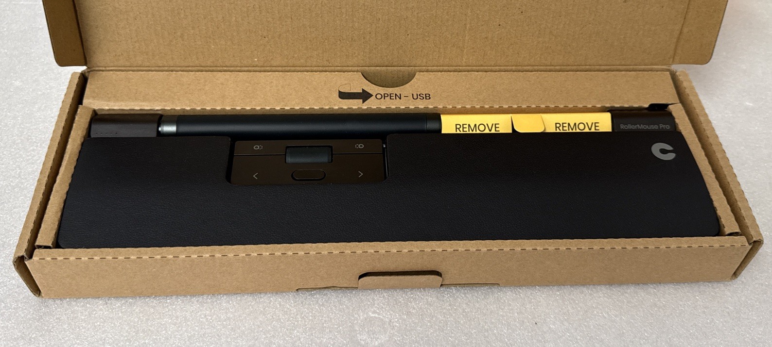 NEW Contour RollerMouse Pro Wired Ergonomic Rollerbar Mouse USB Grey