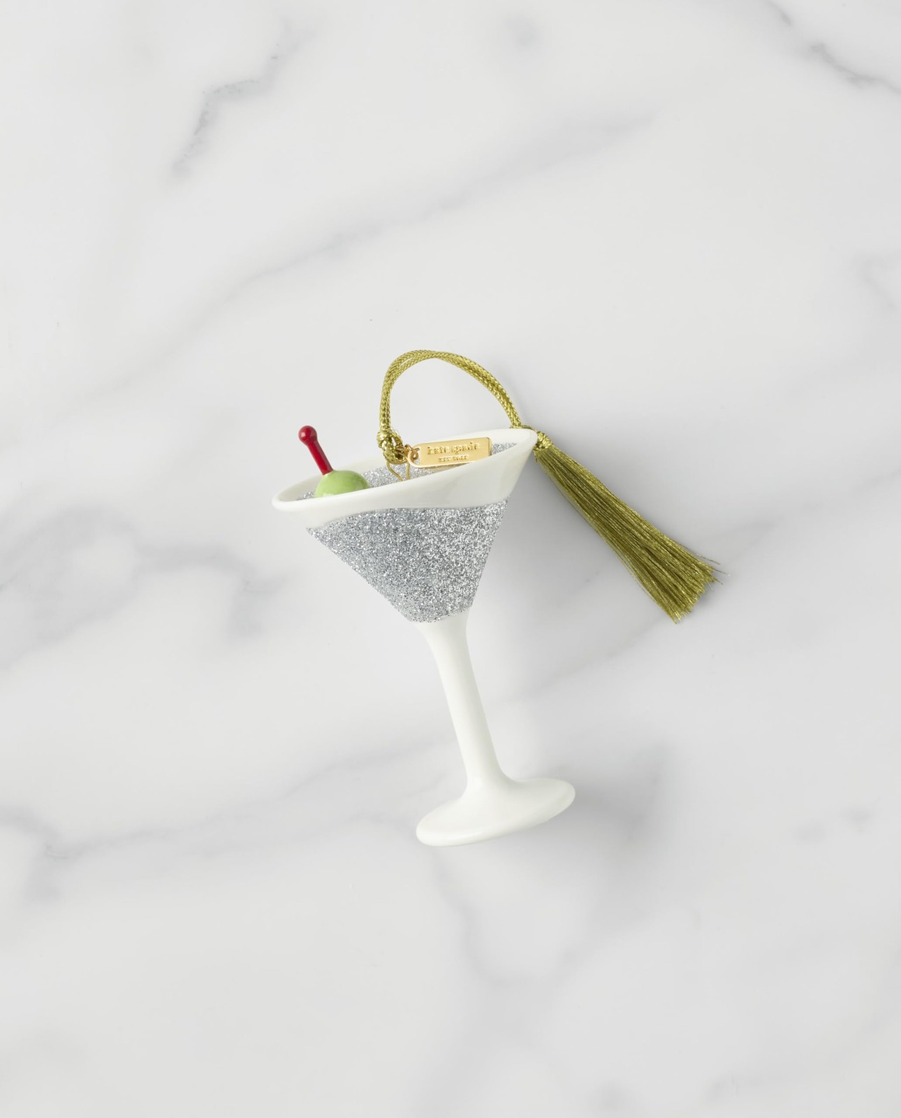kate spade new york Be Jolly Martini Ornament, Christmas, Holiday Decorations