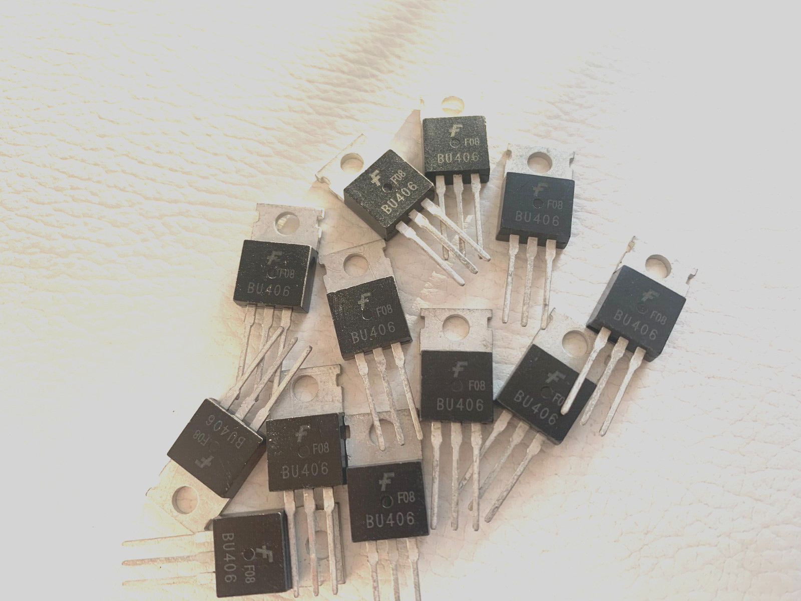 LOT OF 20  BU406 Transistor NPN  Power 60W 200V 10A High | FREE US Shipping