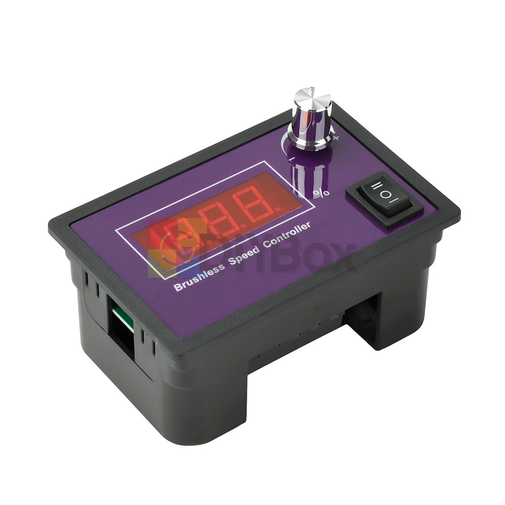 DC 10-55V 15A Digital Brushless DC Speed Controller 3-Phase with Forward/Reverse