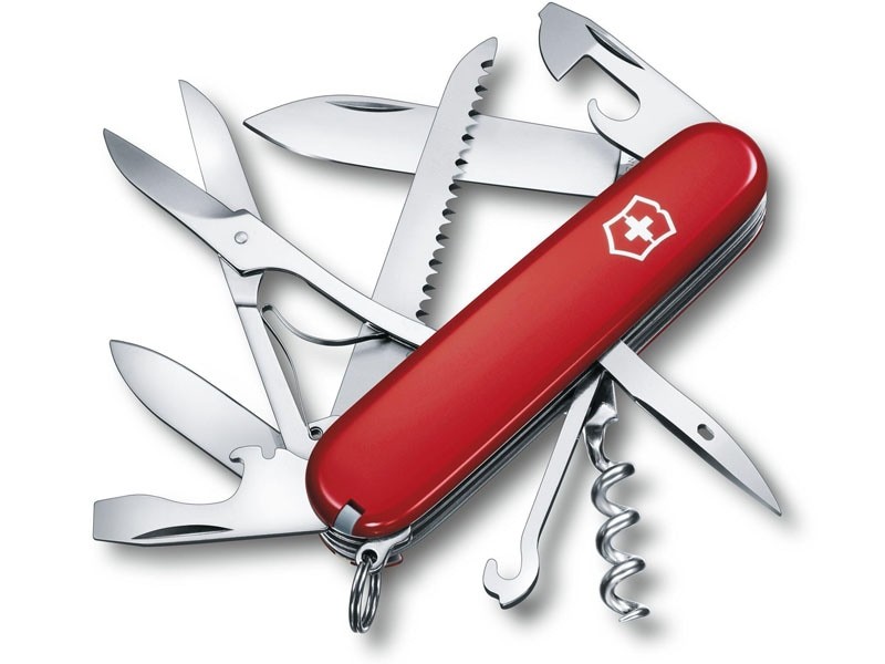 Victorinox 1.3713 Huntsman Swiss Army Knife, Red