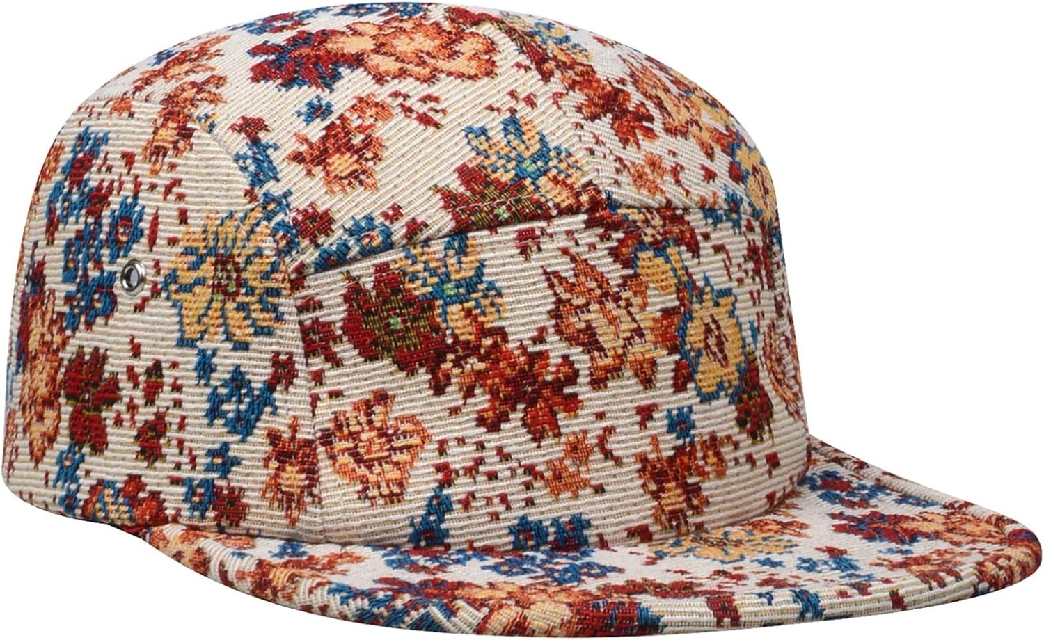 5 Panel Camper Hat | Multi-Color Unique Designs | Caps for Men & Women | Larg...
