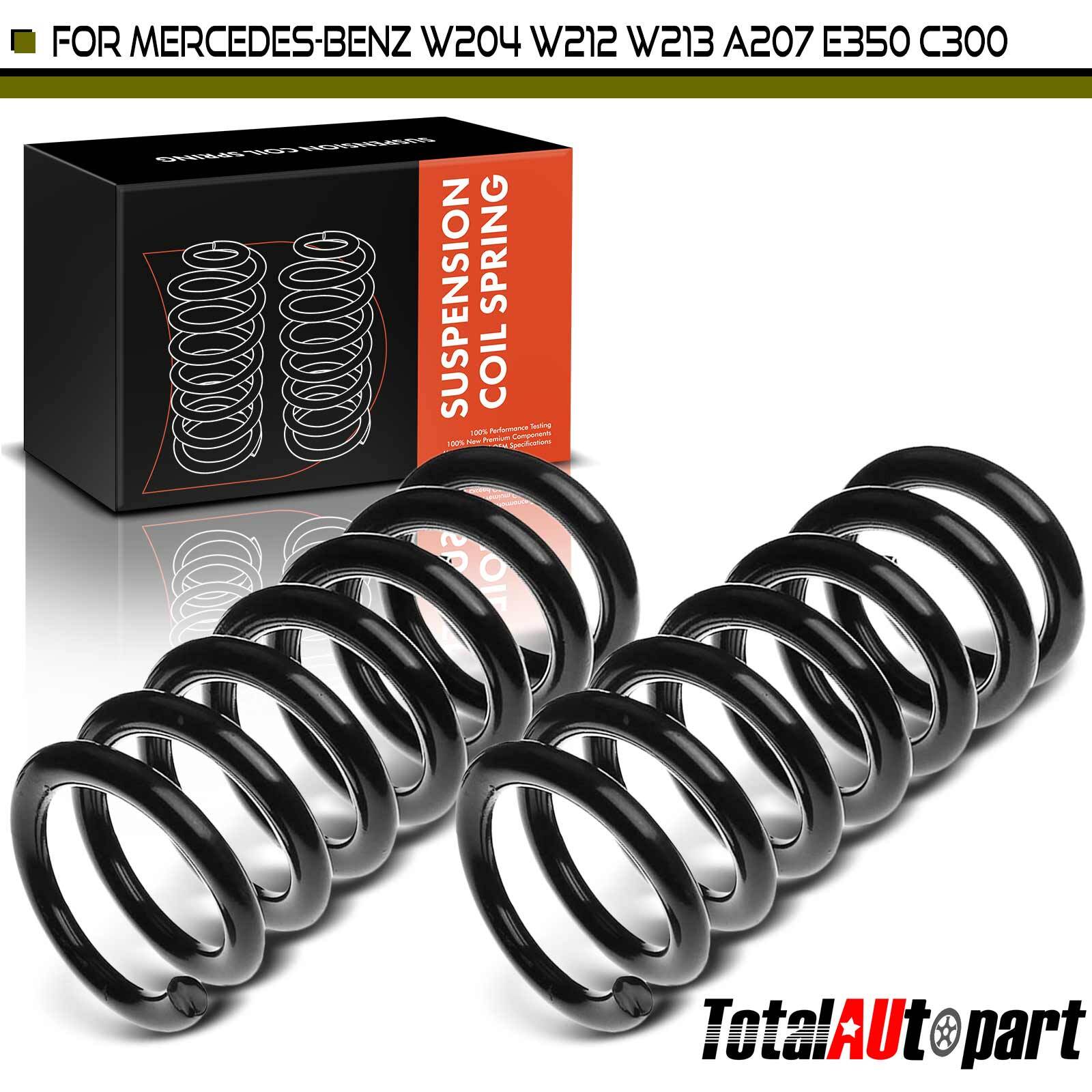 2x Coil Spring for Mercedes-Benz W204 C250 C300 C350 C63 AMG Rear Left & Right
