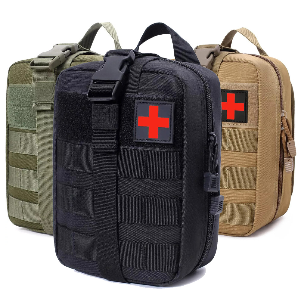 Molle First Aid Pouch Empty Medical Bag IFAK Tactical Rip-Away Trauma Medic Bag