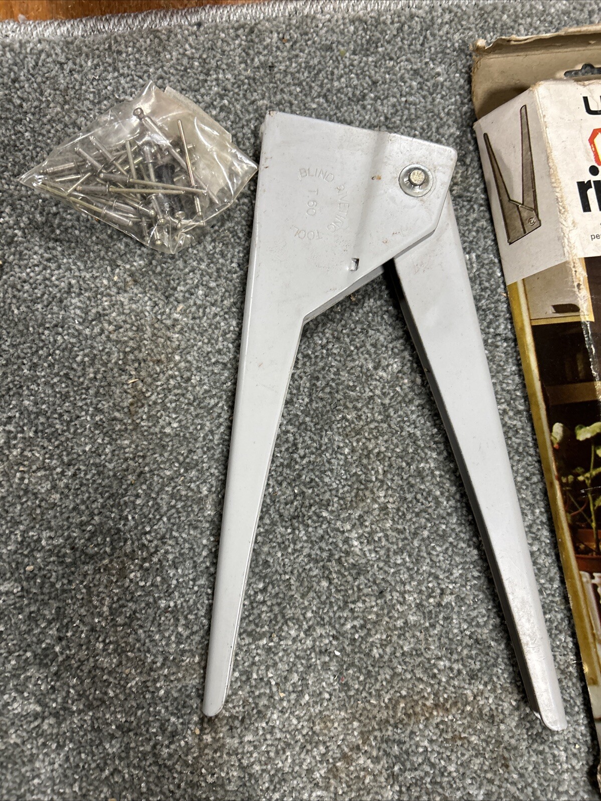 Vintage unimark junior riveting tool