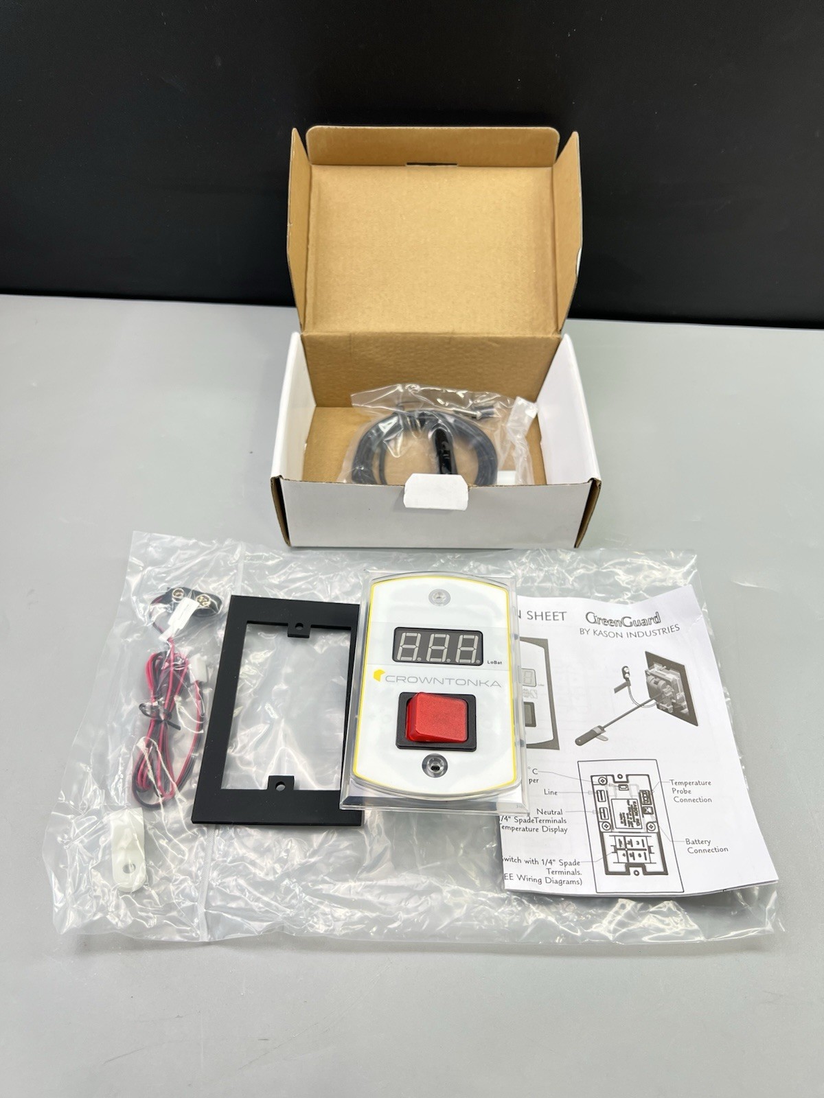 Temp Display LED 120V 119670000A2 Geniuine OEM Kason Crown Tonka 4896 8050206
